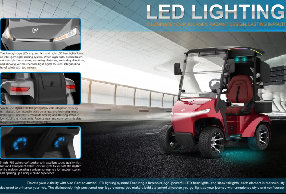 Luxury Electric Golf Cart 01 seater - Image 9