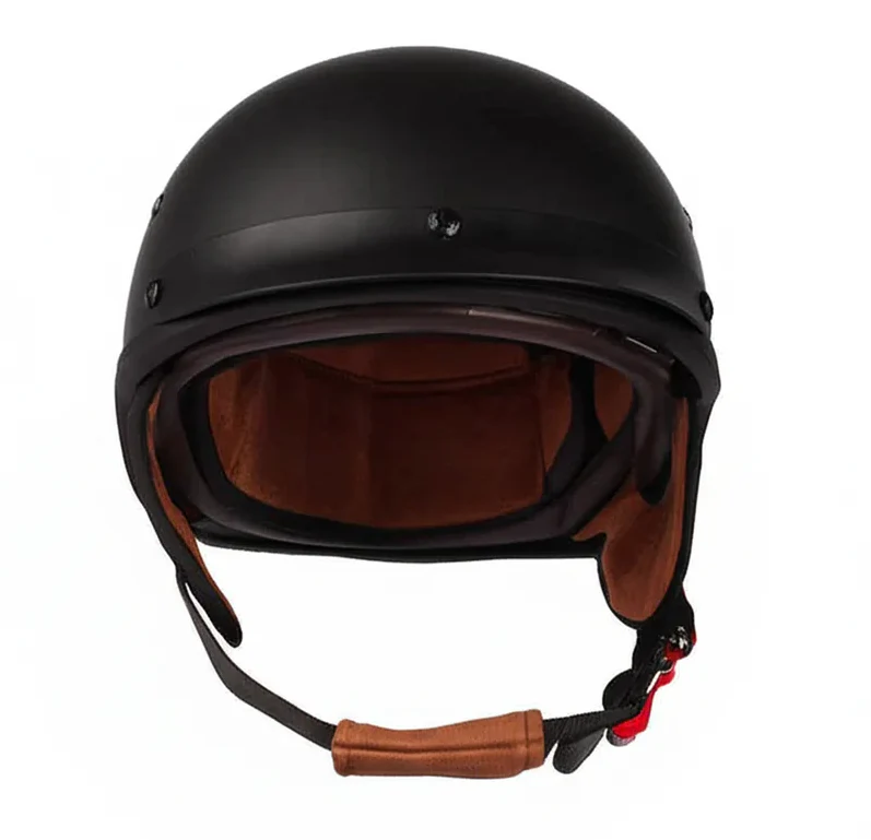 LV COOL Open Face Cap Motorcycle Helmet for Cycling, Motocross - Image 3