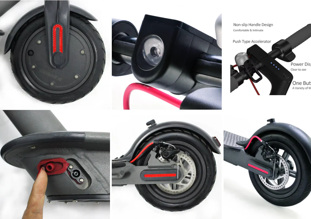 m365 single Electric Scooter 36v 6Ah 350W | app| bell | water resistant - Image 4