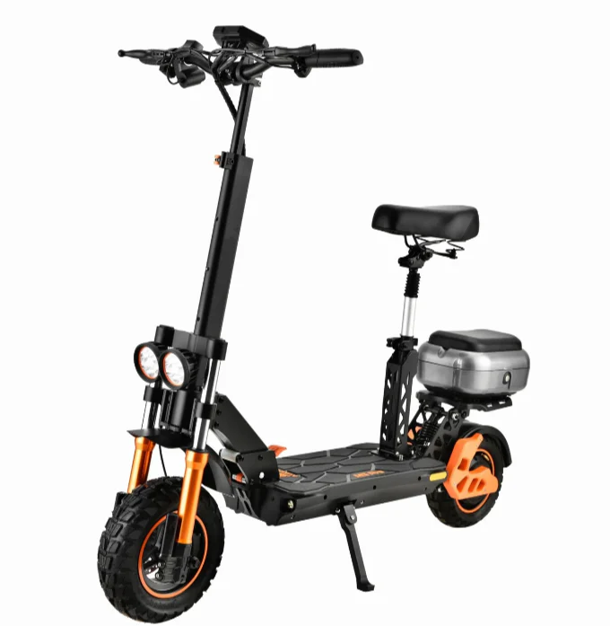 M5 Pro Electric Scooter 48V 18Ah 1500W with Rear Luggage box