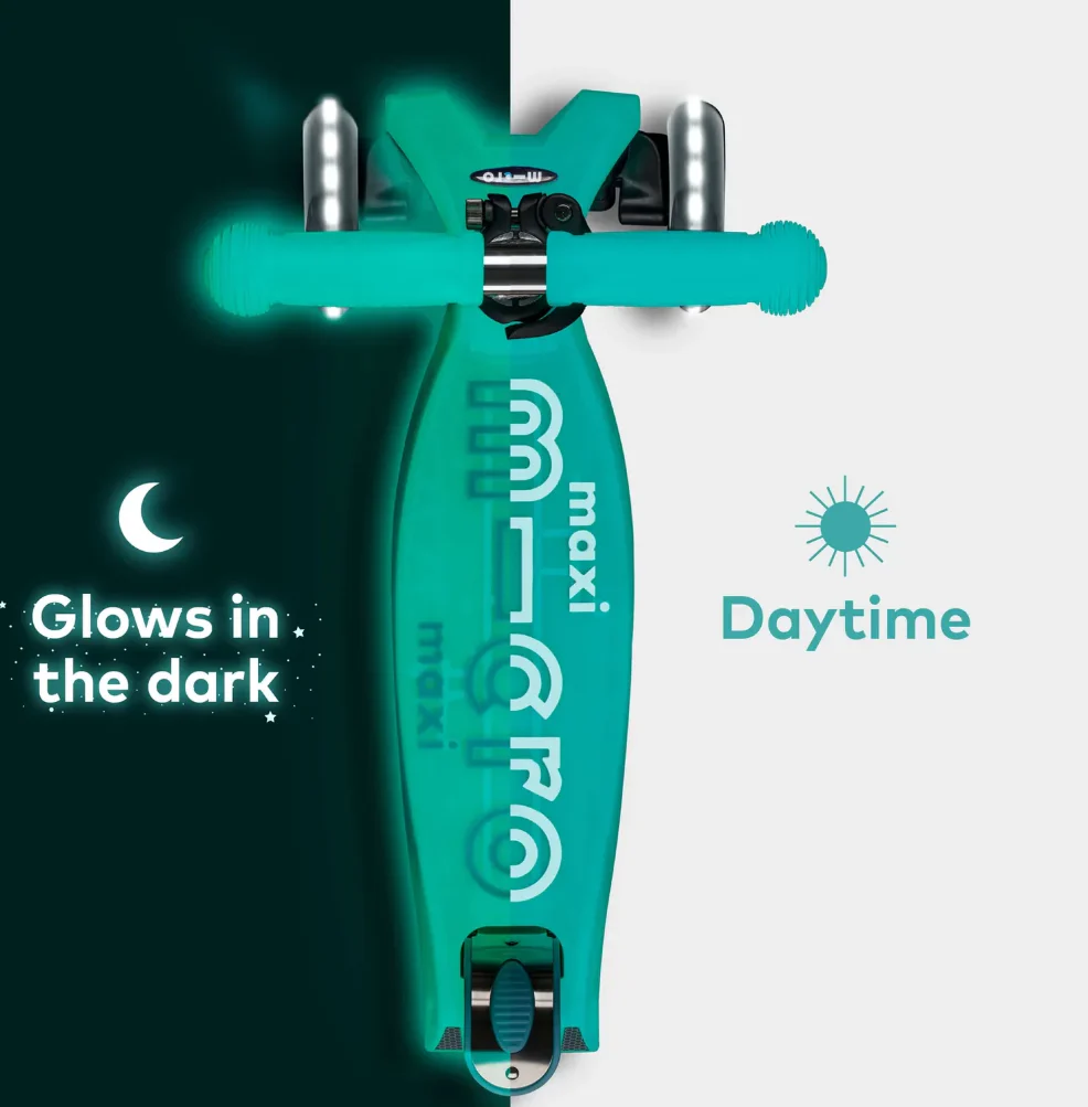 Maxi Micro Deluxe Glow LED - Jelly Green kids Age 5-12 Years - Image 3