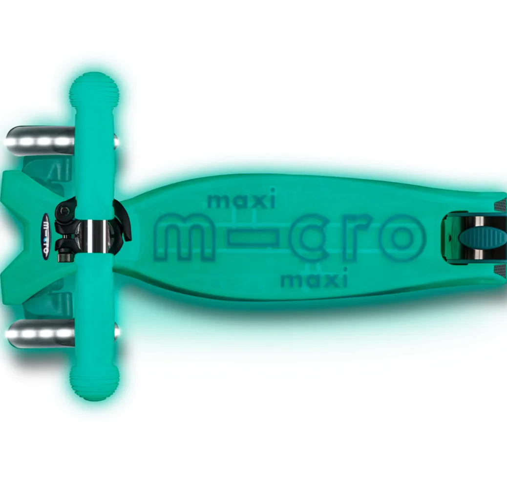 Maxi Micro Deluxe Glow LED - Jelly Green kids Age 5-12 Years - Image 7