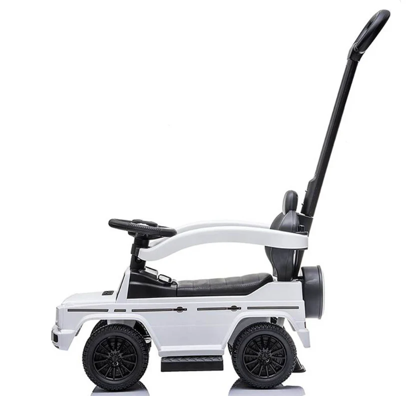 Mercedes G-Wagon 3-in-1 Push Ride-On Car (18 Months+) – White - Image 3