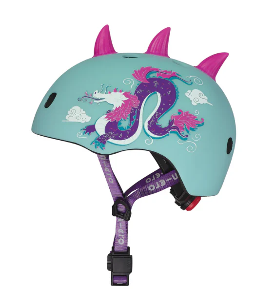 Micro Helmet 3D Dragon Theme, Scooting, Cycling, Skating, 5 Years+