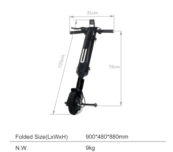MIJO MT08 Electric Hand Bike- Wheelchair to Electric Converter - Image 8