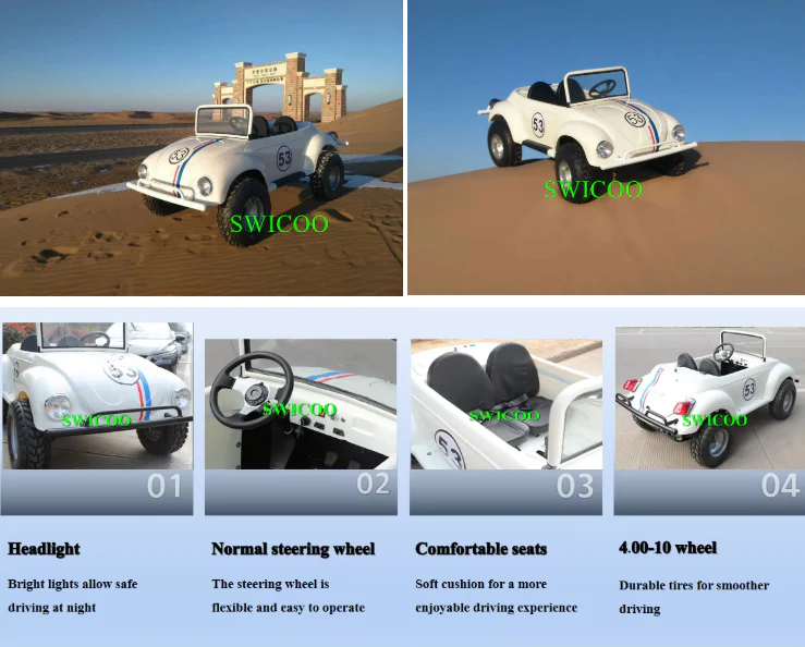 Mini Beetle 150CC Petrol Power with 2 Seat Mini Cart For kids Teens Age 8+ - Image 6
