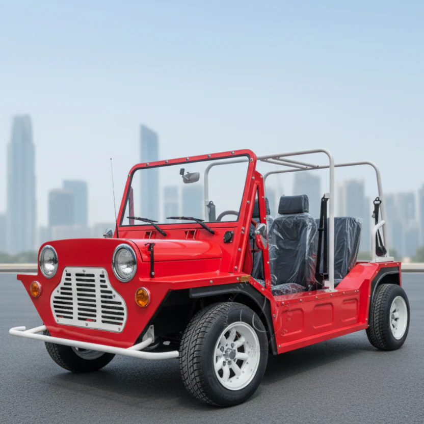 Mini Moke Electric Sightseeing Buggy Car Moke 4 Seater Golf Cart-Full Aluminium Body - Image 10