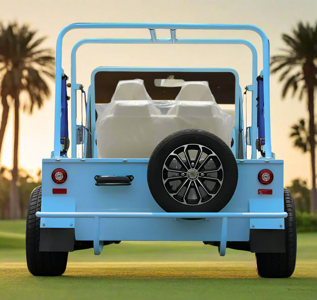 Mini Moke Electric Sightseeing Buggy Car Moke 4 Seater Golf Cart-Full Aluminium Body - Image 11