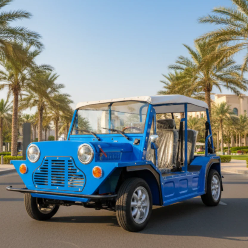 Mini Moke Electric Sightseeing Buggy Car Moke 4 Seater Golf Cart-Full Aluminium Body - Image 15