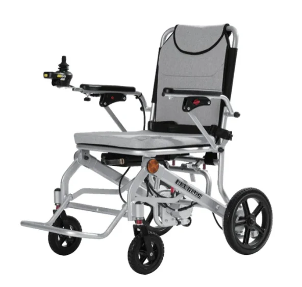 MOFICNO Electric Super Lightweight (16kgs) Foldable Portable Transit Travel Wheelchair - Image 5