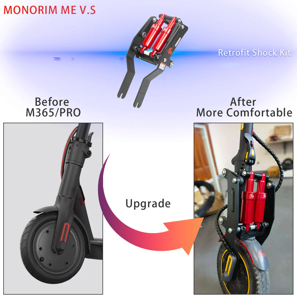 Monorim DM0 Modified Front Dual Suspension Upgraded Shock Absorber for Xiaomi M365/PRO/PRO 2/1S/Es/Mi3 Electric Scooter Parts - Image 6