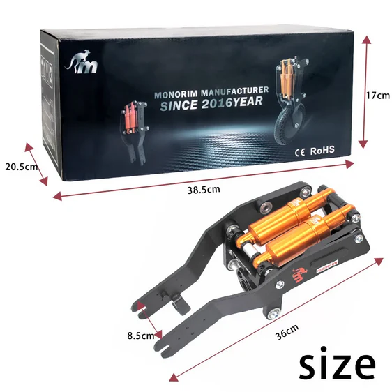 Monorim Dual Front Upgrade Modified Shock Absorber Suspension Kit for Ninebot Segway Max G30 Electric Scooter Accessorie DMmodel - Image 8