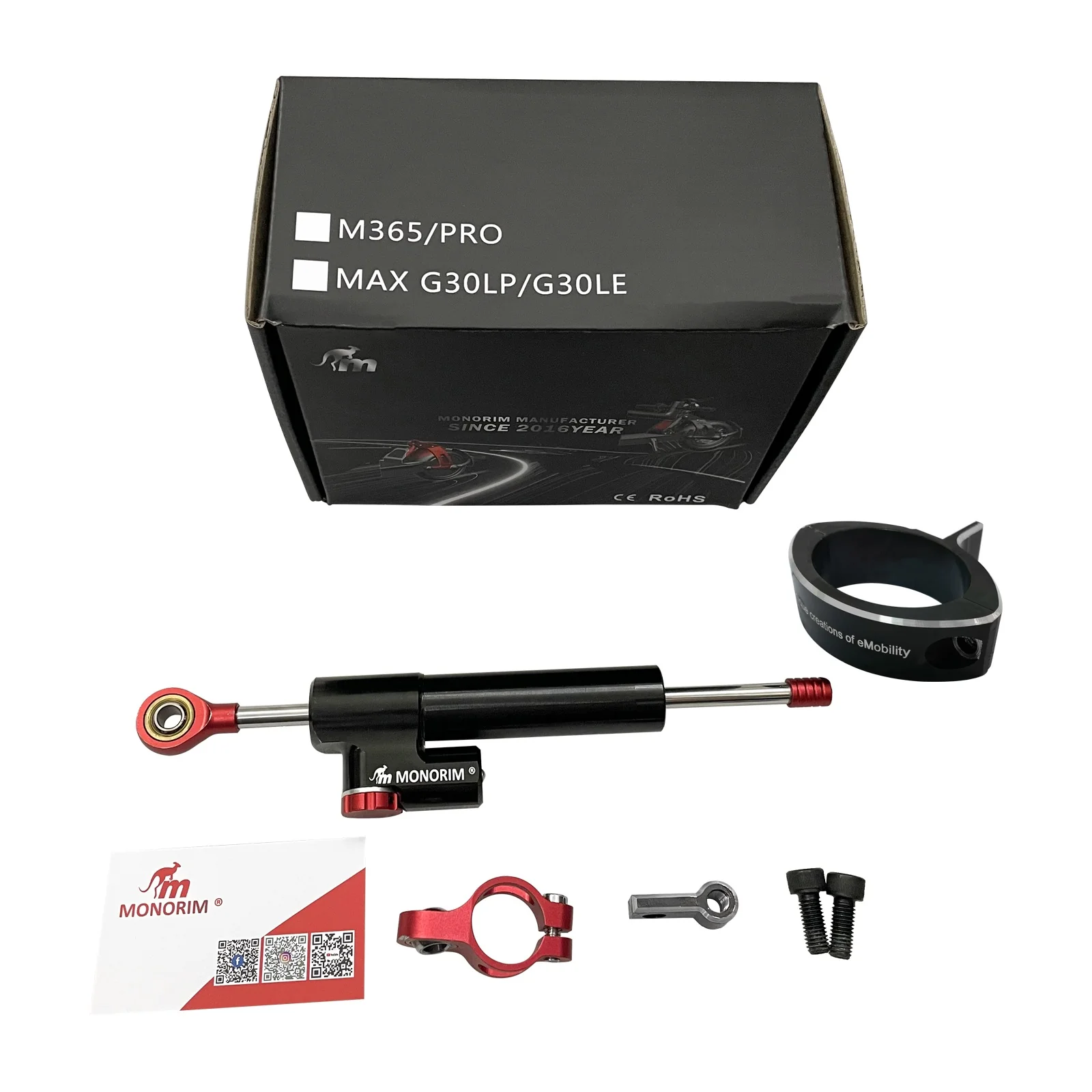 Monorim Steering Damper for Xiaomi M365, 1S, Essential, Pro 2 Electric Scooters - Image 2