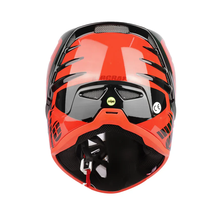 Motocross Helmet Aircraft Carbon- Red - Image 3
