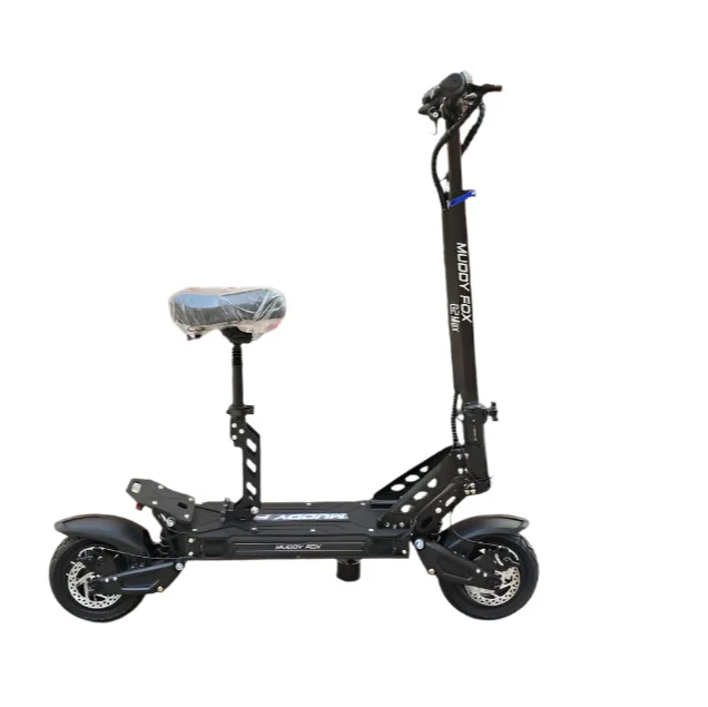 Muddy Fox G2 Max Electric Scooter Black 48V 18Ah 1000W 60km Long Range - Image 2