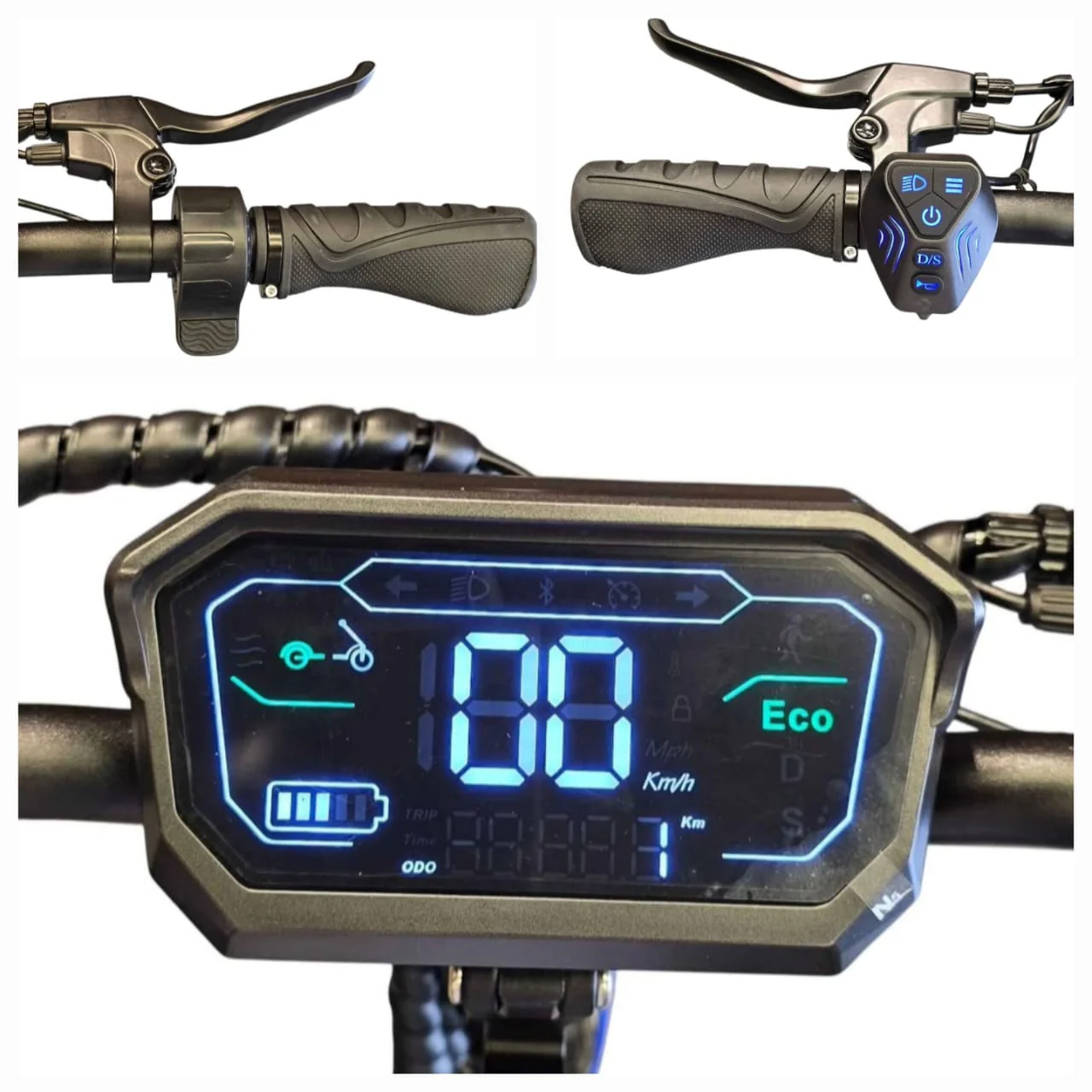 Muddy Fox G2 Max Electric Scooter Black 48V 18Ah 1000W 60km Long Range - Image 3