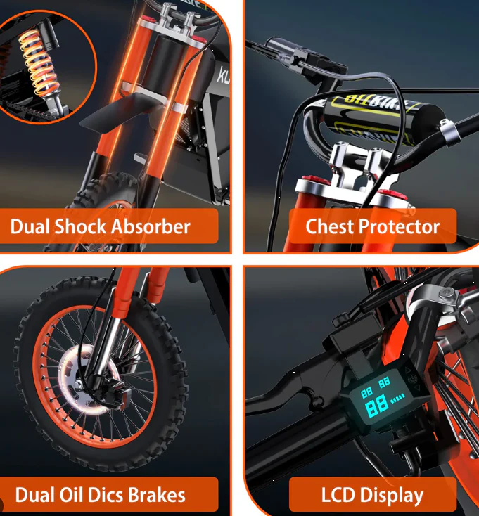Kugoo Wish01 Electric Dirt Bike Pit Pike Remix 2026 SE version 48V 21Ah - Image 2