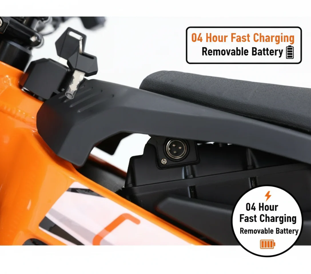 New 2026 Kugoo Wish 04 Electric Bike 60V 36Ah 3700W - Image 3