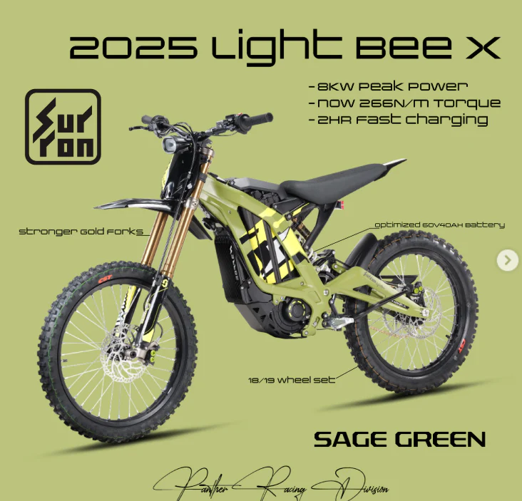 NEW Surron Light Bee X Electric Dirt Bike 2025 Version - Image 4