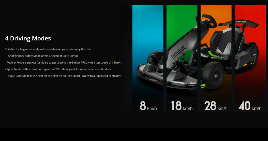 Ninebot GoKart Pro 4800W 40kmh Speed - Image 6