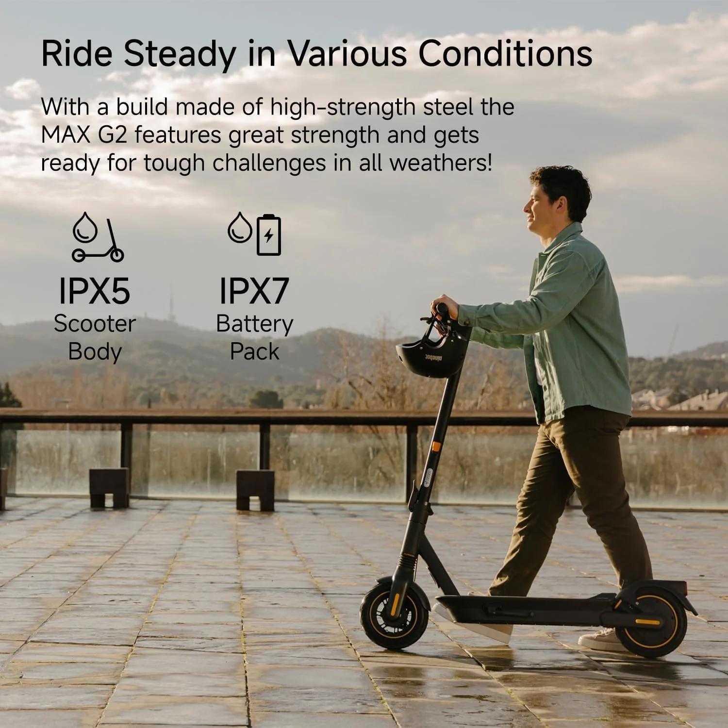 Ninebot Max G2 E Scooter 35kmh Speed 1000W - Image 4