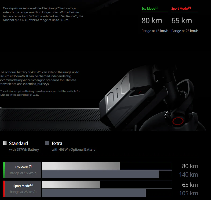 Ninebot MAX G3 Electric Scooter Segway 3rd Gen 2025 New 45kmh Max Speed - Image 11