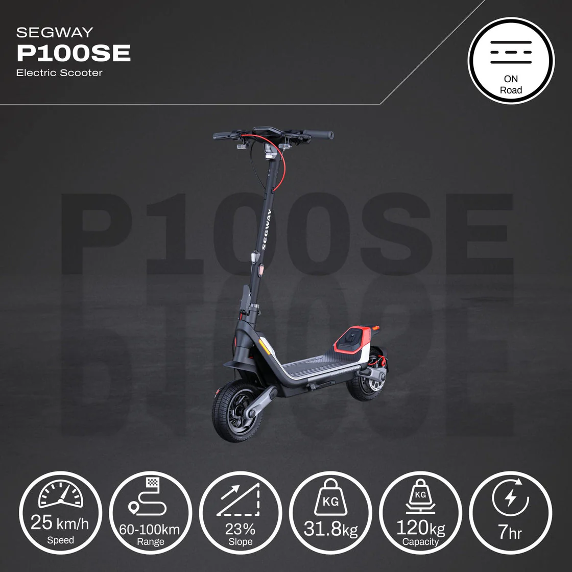 Ninebot P100SE Scooter by Segway - Image 4