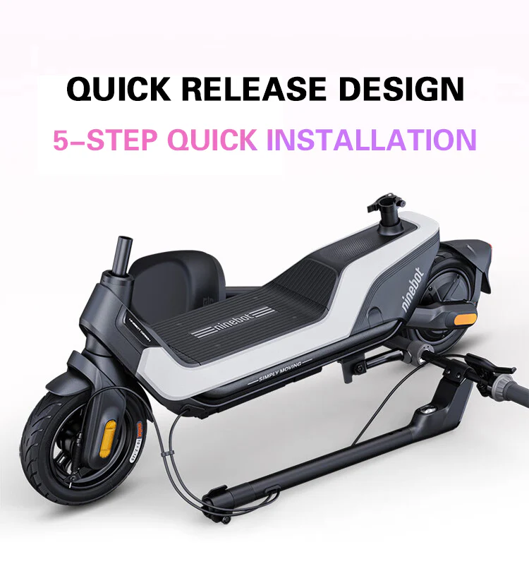Ninebot Segway 2023 UiFi 1 Electric Scooter with Seat - Image 8