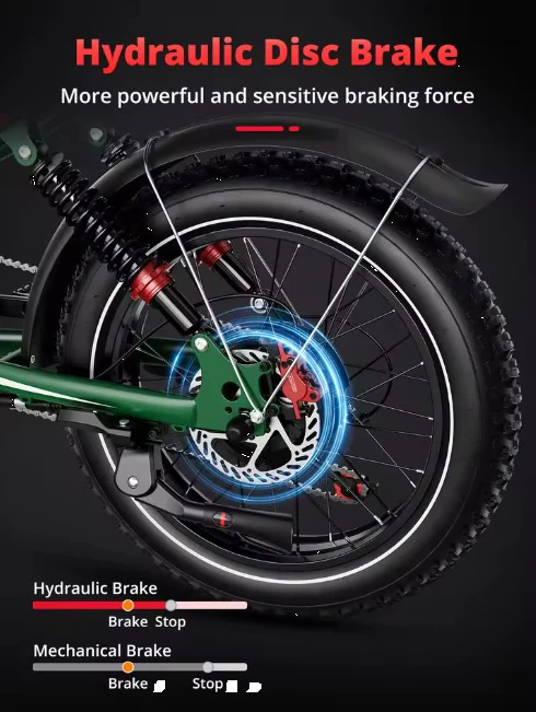 OOKTECH S8 Fat Tyre Mountain Electric Bike 48V 17.5Ah 1000W 55km Range 2025 new model - Image 9