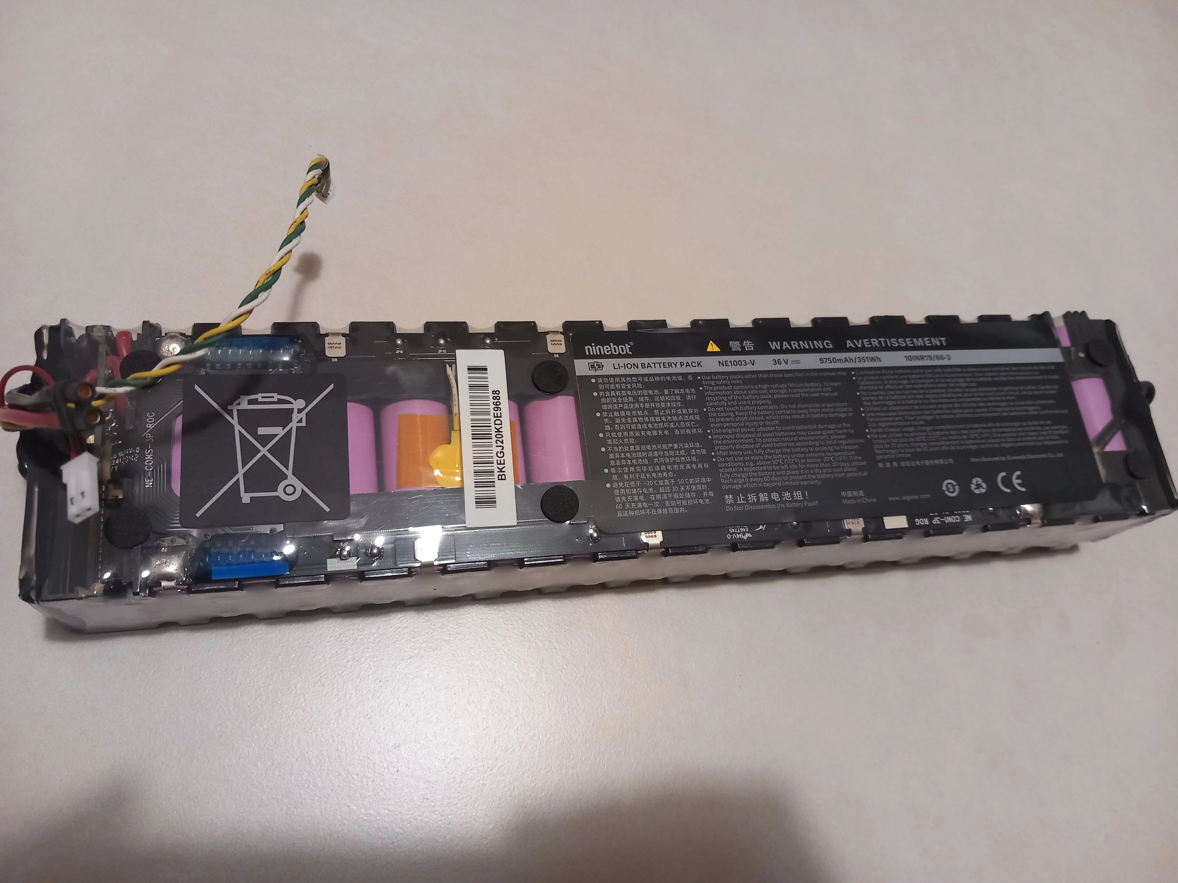 Original Ninebot Battery 9750 mAh - Image 4