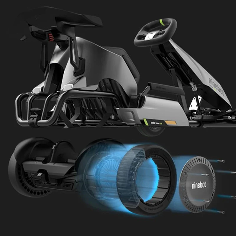 Original Rear Drift Tire, Ninebot GoKart PRO / S-MAX Set - Image 7