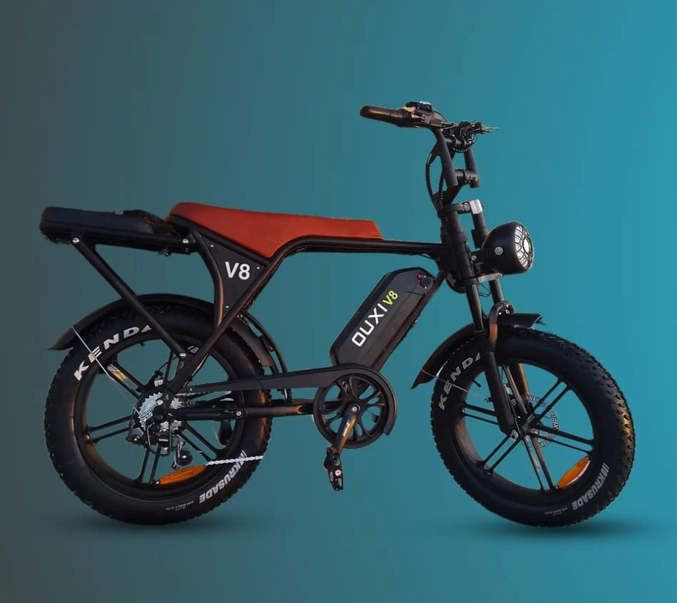 OUXI V8 Fat Tire Electric Bike 48V 15Ah 1000W with Removable Battery moped model 2025 NEW