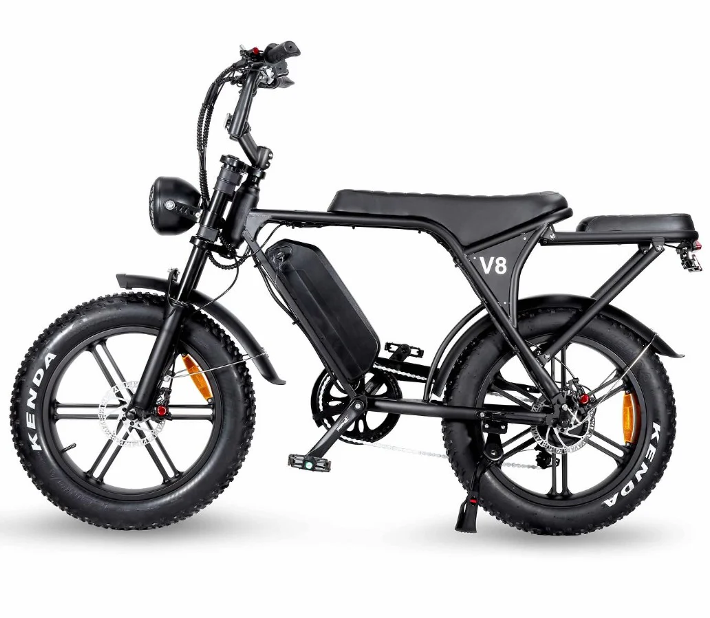 OUXI V8 Fat Tire Electric Bike 48V 15Ah 1000W with Removable Battery moped model 2025 NEW - Image 2