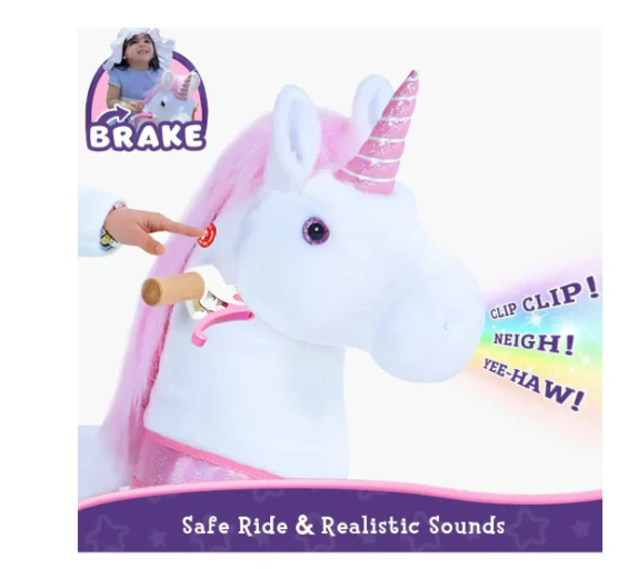 Ponycycle Unicorn For Riding, Children 3-8 Years - Image 4