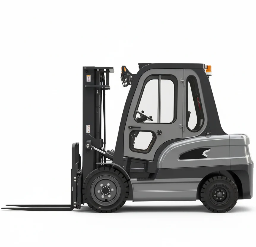 Professional Electric Forklift Stacker – 4.5Ton Narrow Aisle 3-Way Reach Truck (FK-30) Max Lift Height 6000mm - Image 3