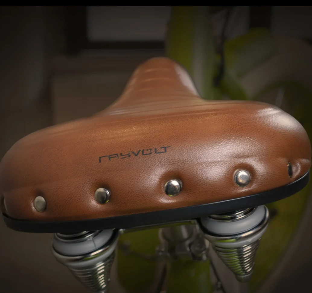Rayvolt Beachin VINTAGE Electric Bicycle | Luxury city cruze | smart locker - Image 6