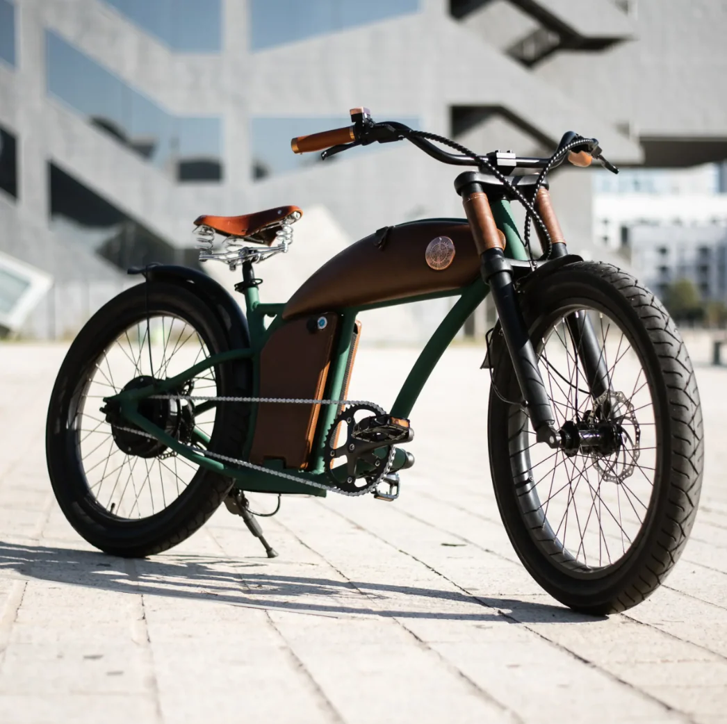 Rayvolt Cruzer M E Bike Vintage Into Modern Luxury Leather Touch - Image 12