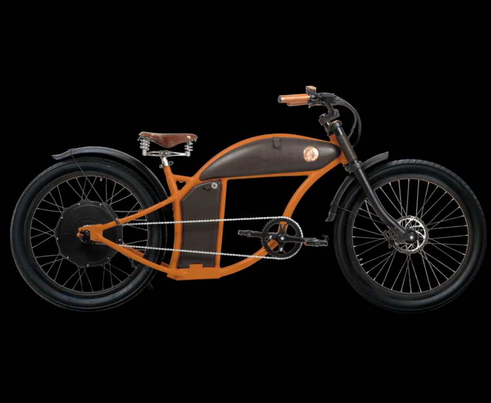 Rayvolt Cruzer M E Bike Vintage Into Modern Luxury Leather Touch - Image 13