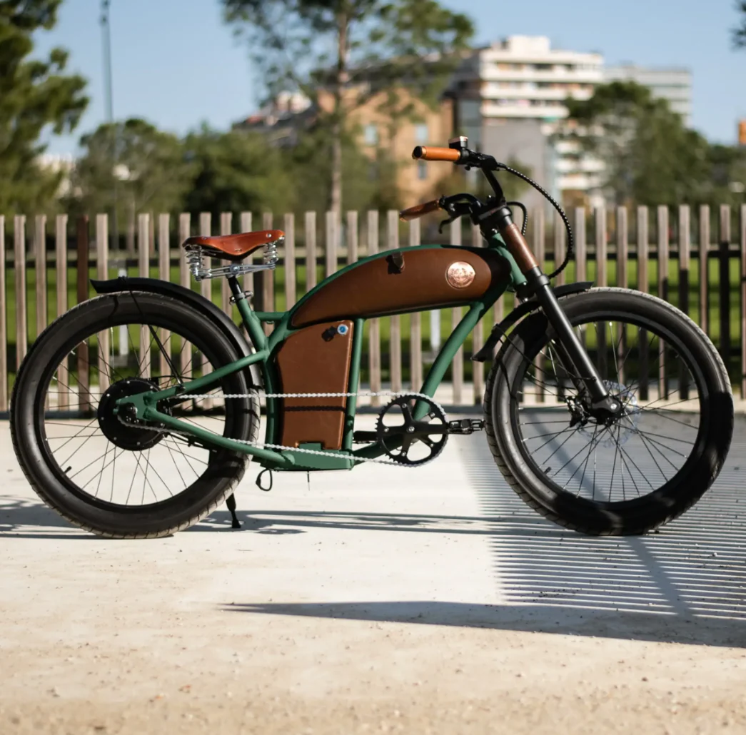 Rayvolt Cruzer M E Bike Vintage Into Modern Luxury Leather Touch - Image 16