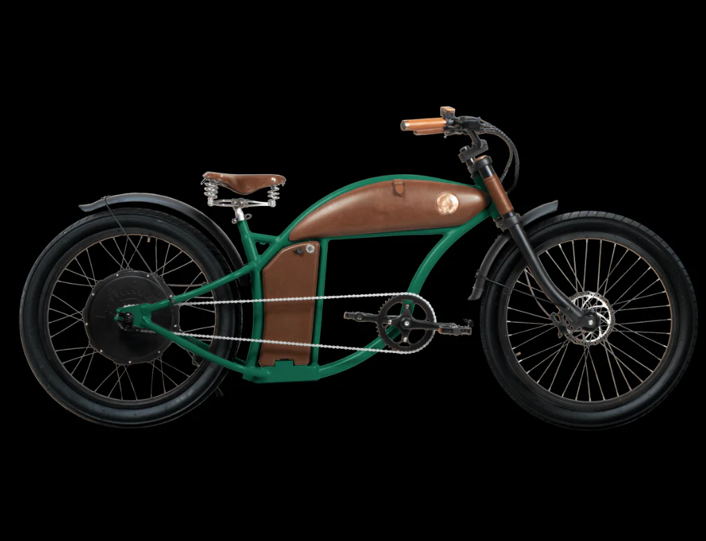 Rayvolt Cruzer M E Bike Vintage Into Modern Luxury Leather Touch - Image 17