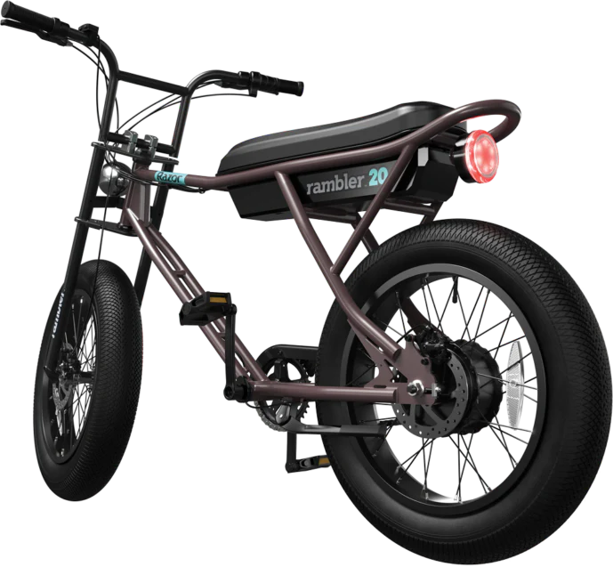 RAZOR RAMBLER 20" Fat Tyre Electric Bicycle 32kmh - Image 6