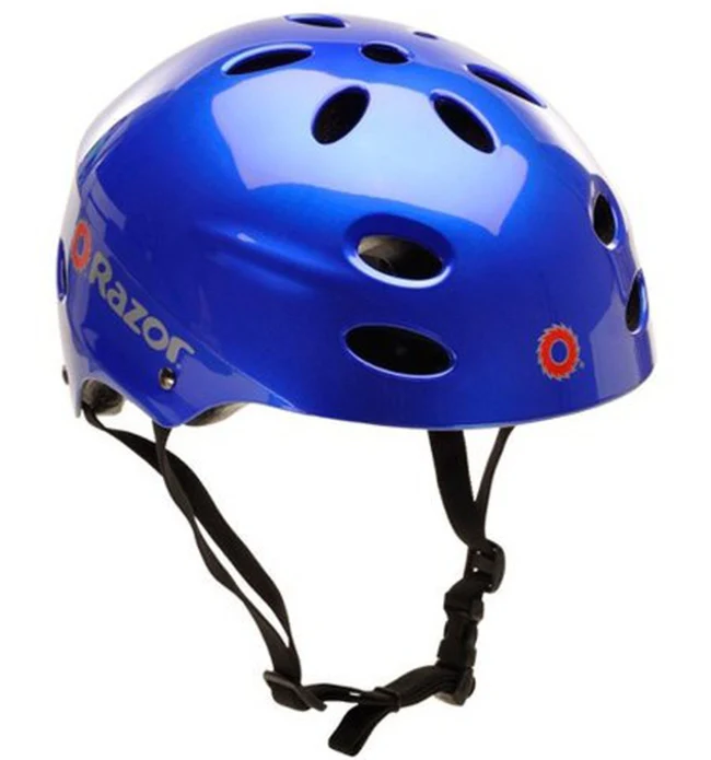 RAZOR YOUTH HELMET GLOSS BLUE V-17