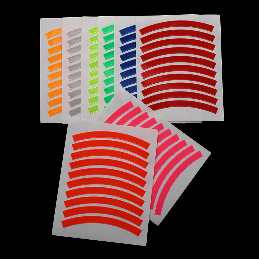 Reflective Tire Safety Stickers for Escooter Bicycle Reflective Sticker Wheel Accessories - Image 12