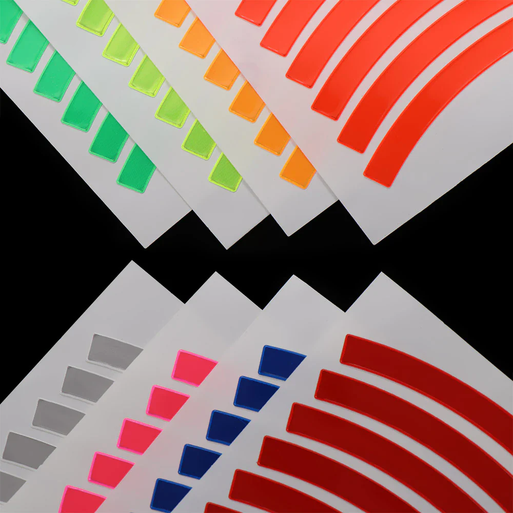 Reflective Tire Safety Stickers for Escooter Bicycle Reflective Sticker Wheel Accessories - Image 14