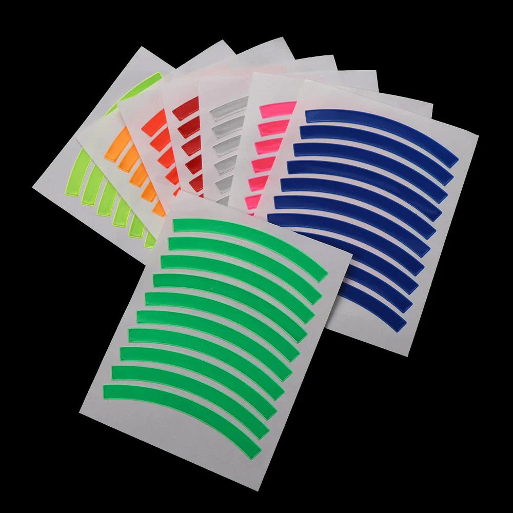 Reflective Tire Safety Stickers for Escooter Bicycle Reflective Sticker Wheel Accessories - Image 15