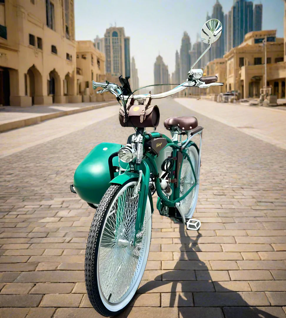 Vintage Retro Alloy Side Tricycle - Image 13
