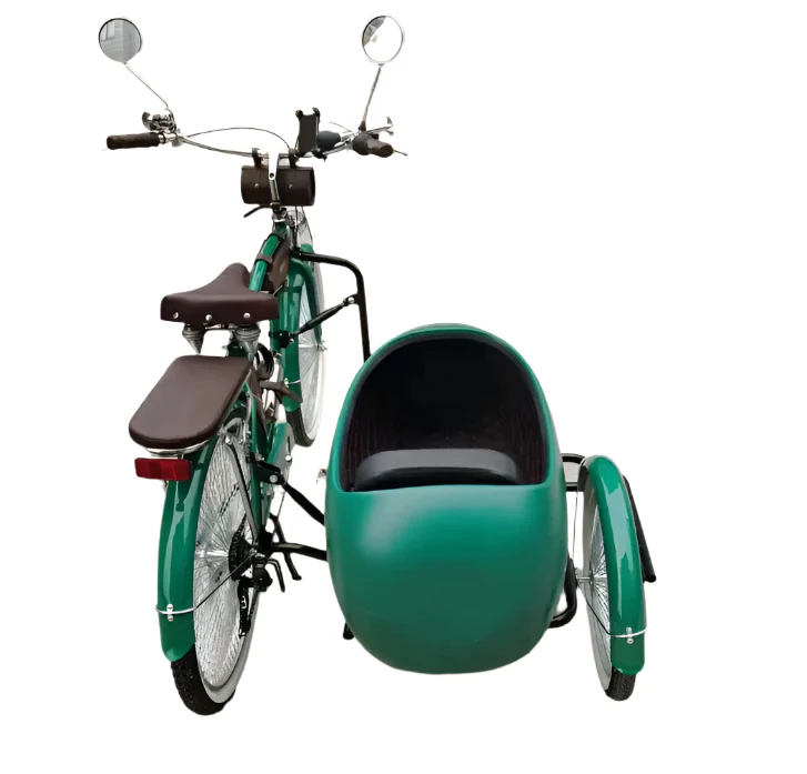 Vintage Retro Alloy Side Tricycle - Image 14