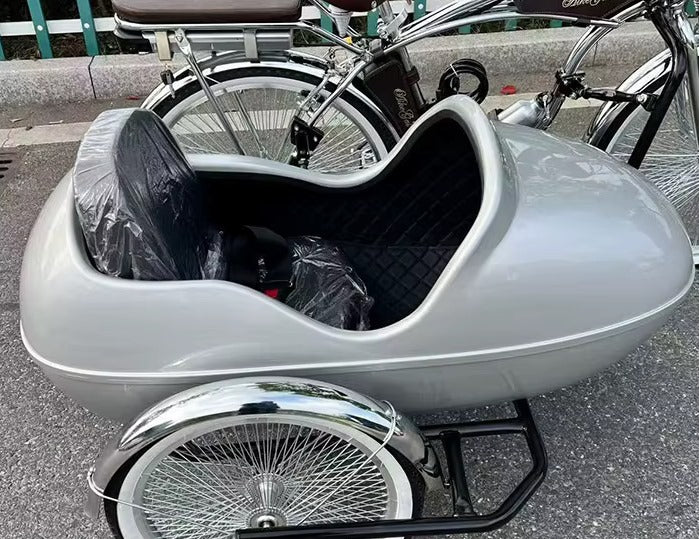 Vintage Retro Alloy Side Tricycle - Image 5
