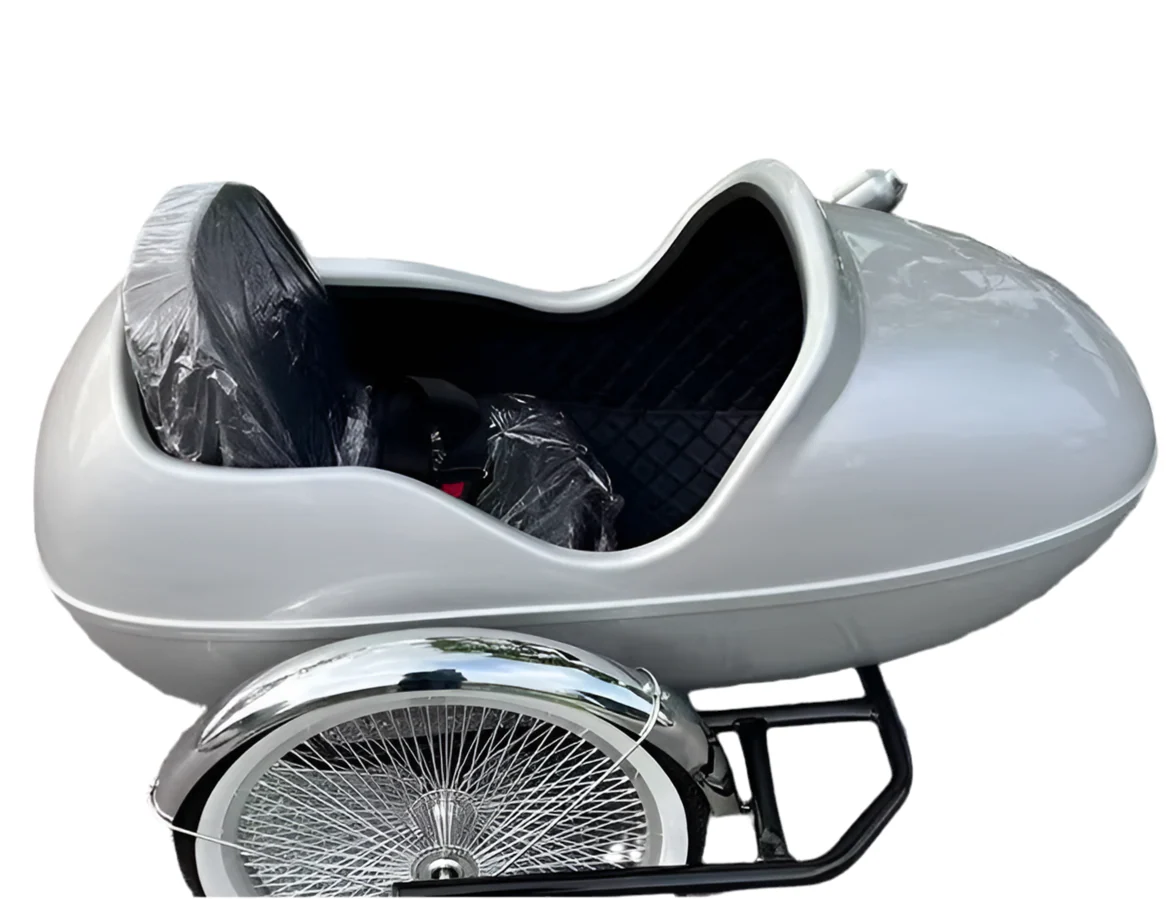Vintage Retro Alloy Side Tricycle - Image 8