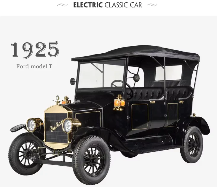 Retro Electric Vintage Car 05,08 seater - Image 2